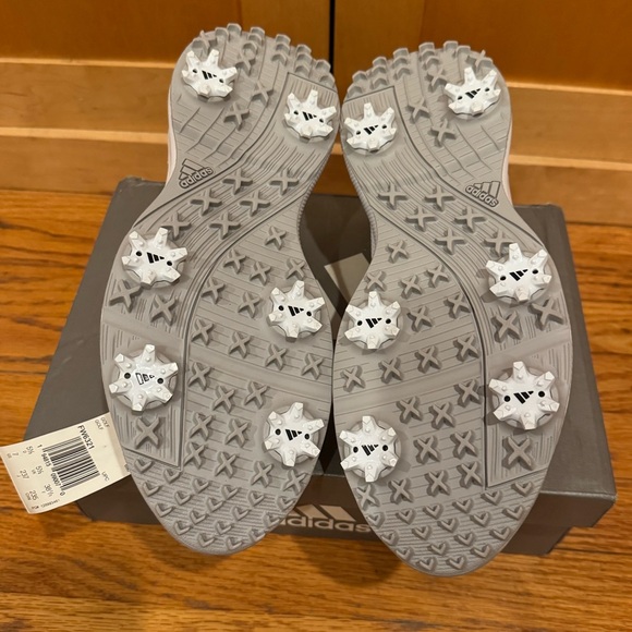 ADIDAS Golf Shoes White Silver Gray Women's Tech Response 2.0 Golf Sneakers NWT - Picture 6 of 7
